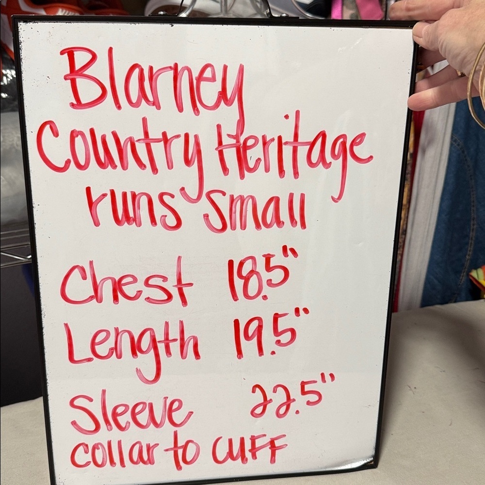 Blarney Country Heritage | Irish Woollen Mills Red Wool Wrap Sweater Size XS/S - Picture 8 of 11